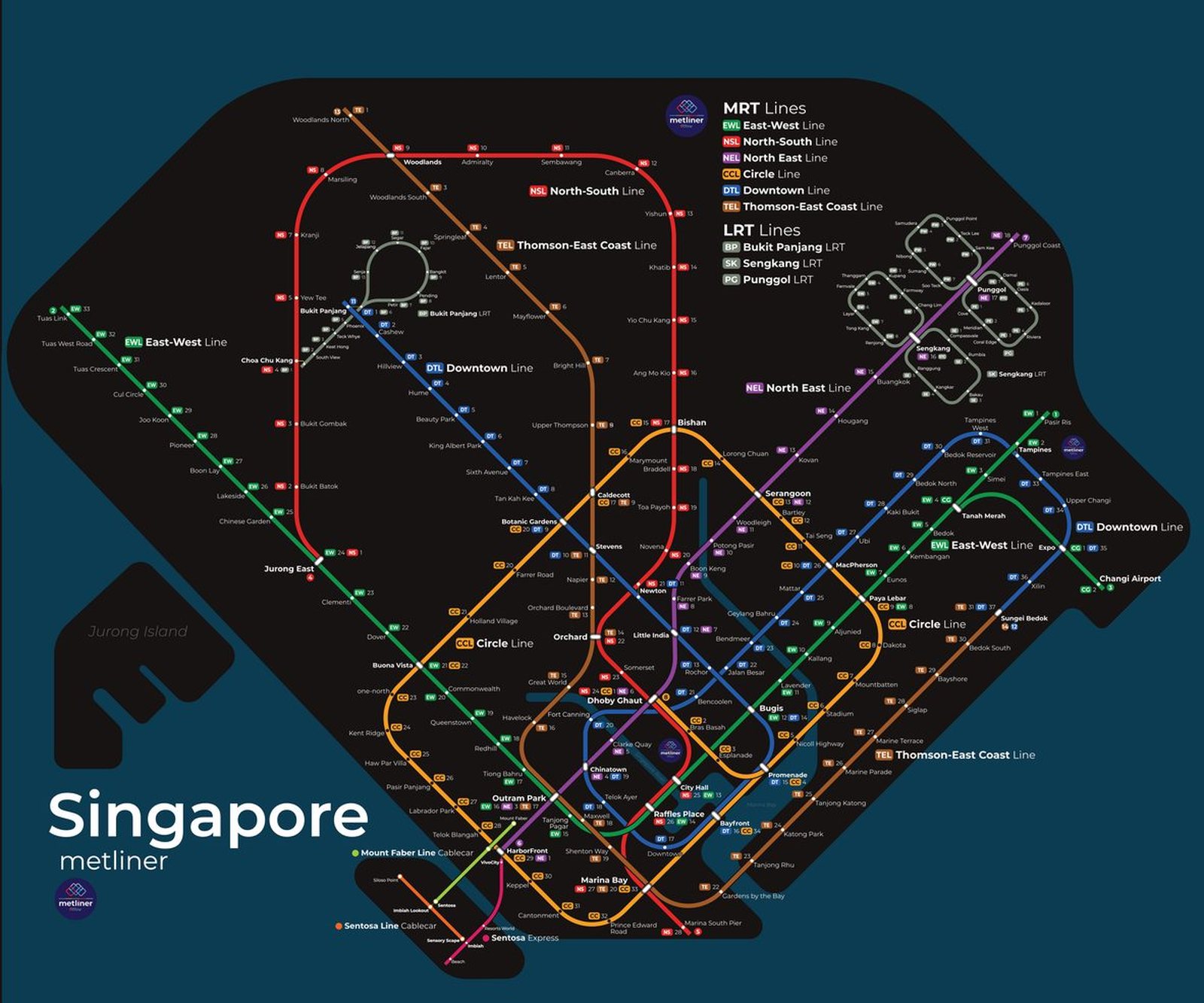 Metliner 的新加坡路線圖