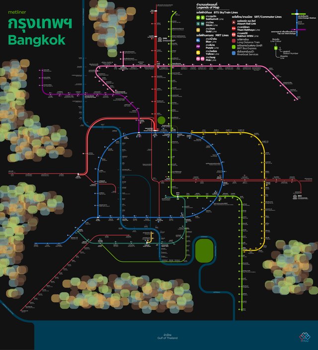 Bangkok metro map