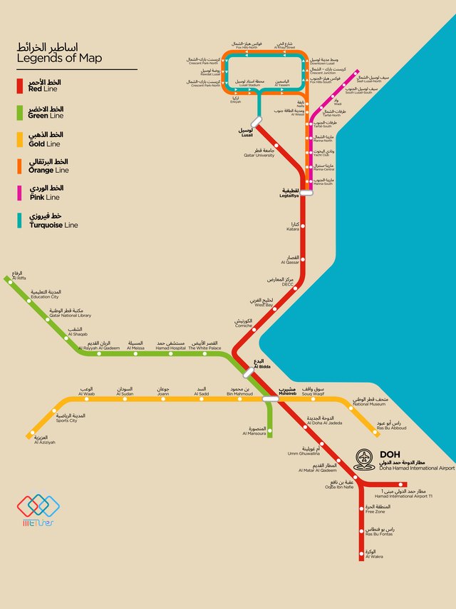 Doha metro map