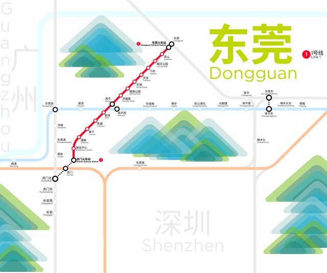 東莞 metro map