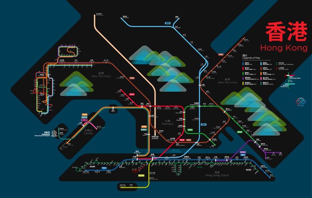 Hong Kong metro map