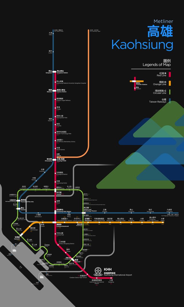Kaohsiung metro map