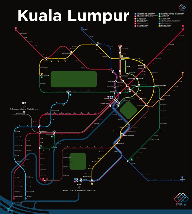 Kuala Lumpur metro map