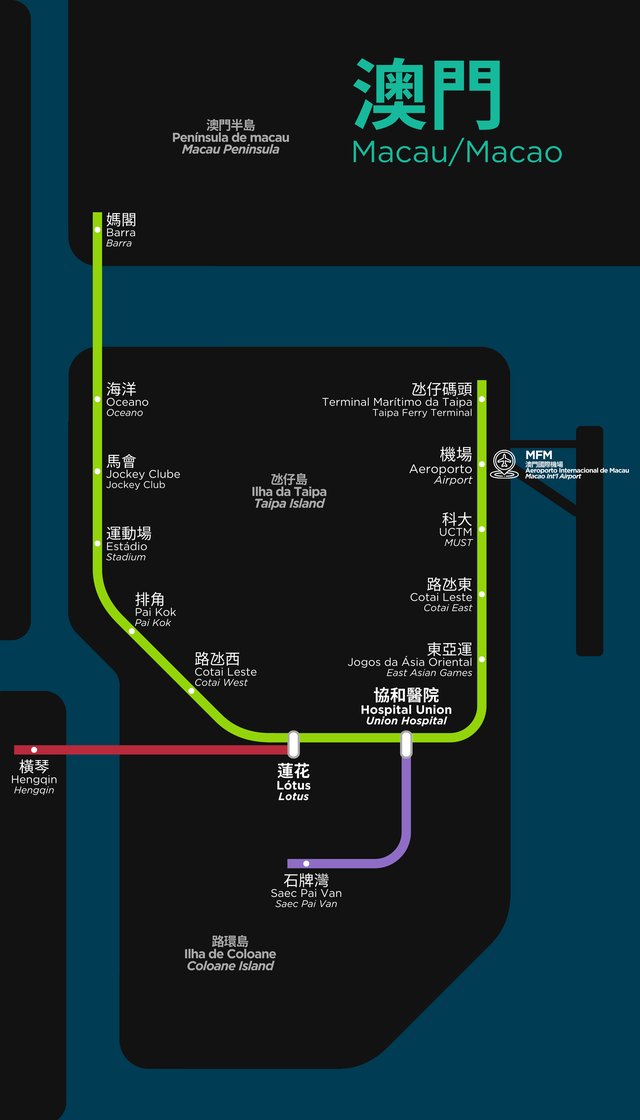 Macau metro map