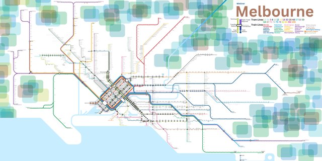 Melbourne metro map