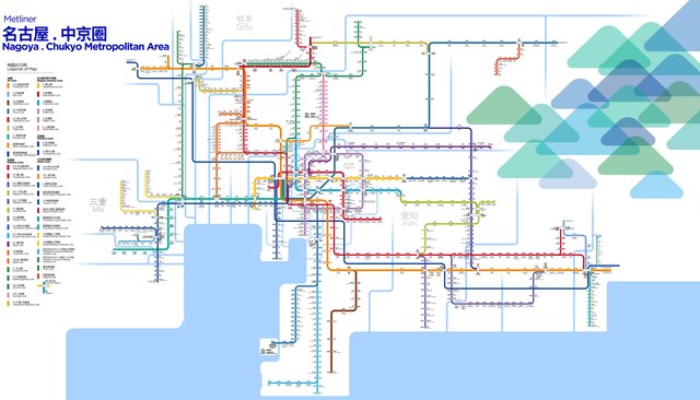 Nagoya metro map