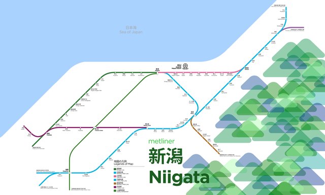 Niigata metro map