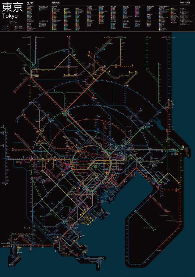 Tokyo metro map